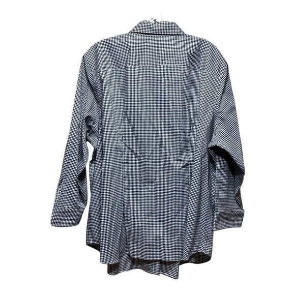 NWT Lauren (Ralph Lauren) Cropped Sleeve Button Front Top - Picture 2 of 4